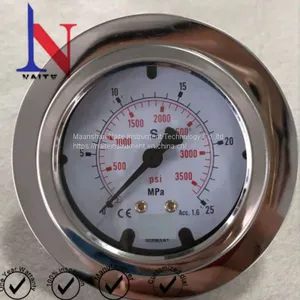 2.5 Inch China Manufacture Instant Reading Back Mount Pressure Gauge thumbnail-1