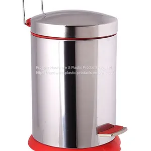 Stainless Steel Step Bin, Pedal Dustbin,Trash Bin thumbnail-1