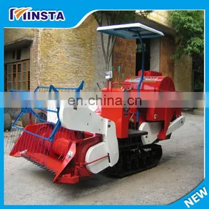 4lz-1.0 Self-propelled Mini Rice Combine Harvester Wheat Harvester Price thumbnail-4