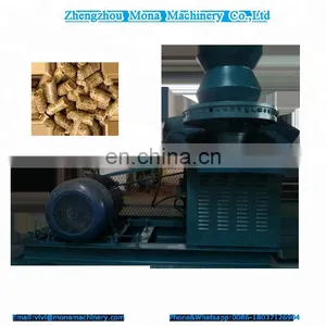 Peanut Shell Wood Sawdust Biomass Fuel Briquette Pressing Machine|wood Pellet Mill FLAT Die Biofuel Pellet Mill thumbnail-1