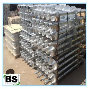 Round Helix Screw Piling for Building Deep Foundations thumbnail-3