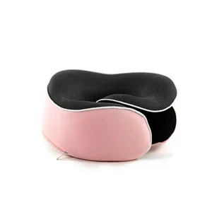 Ridge U-shaped Neck Pillow Memory Foam Travel Pillow Portable Car Airplane Pillow thumbnail-1
