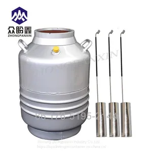 Liquid Nitrogen Dewar Tank 50 Liter Cryogenic Container Gas Cylinder 50L thumbnail-1