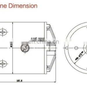 12V 1.6KW 2350RPM Electric DC Motor For Pump thumbnail-4