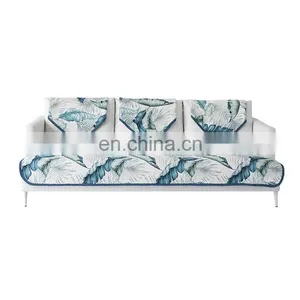 China Supplier Quilted 100%cotton Stretch Sofa Cover Protective Anti-slip Sofa Seat Cushion Cover thumbnail-1