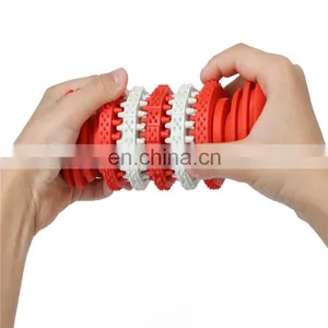 100% Natural Soft Rubber Food Treat Feeder Bones Dog Chew Toys for Pets Interactive Playing thumbnail-6