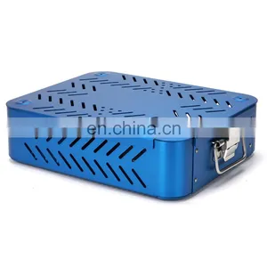 Orthopedic Surgical Instruments Aluminum Sterilization Box for Drill and Saw thumbnail-2