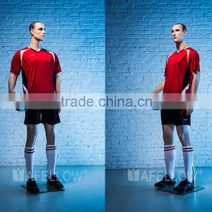 Playing Football Mannequin Fiberglass Male Realistic Engraving Head Sports Men Display Manikin FTM2 thumbnail-4