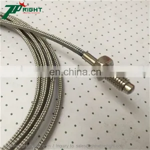 SS Braid Wire 1000mm With Thread Probe J Type Thermocouple Fast Response Temperature Sensor thumbnail-2