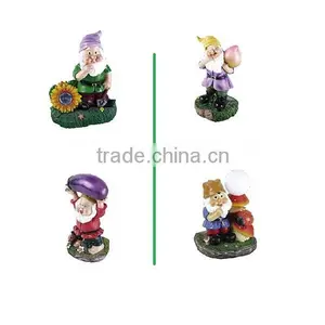 Solar Power Rechargable Father Christmas LED Lights thumbnail-2