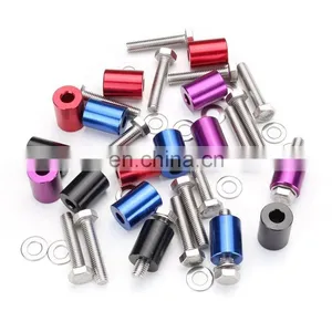 Universal Aluminum 6mm for Billet Hood Riser Kits Turbo Engine Motor Swap Spacer Riser thumbnail-2