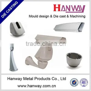 China Die Casting Factory Sand Blasting Powder Coating Aluminum Die Casting Cctv Camera Housing thumbnail-1