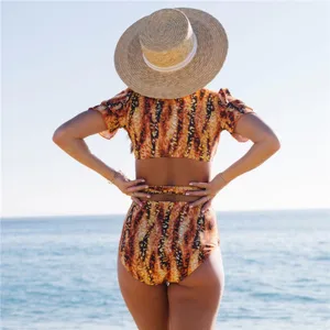 Sexy Split Bikini on the Beach thumbnail-4