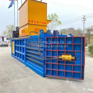 Waste Paperboard Used Book Horizontal Hydraulic Packer Mineral Water Bottle Beverage Bottle Pressing Machine thumbnail-5