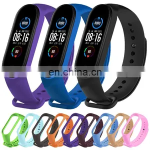 Bracelet for Mi Band 4 Sport Strap Silicone Wrist Strap for Miband4 Smart Accessories Miband 4 5 6 Correa Mi Band5 thumbnail-1