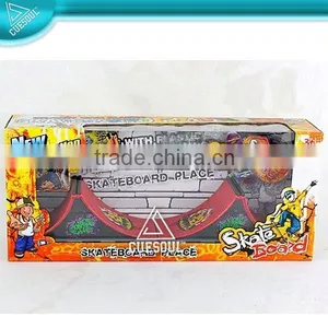Cheap Combined Toy Finger Skate Skateboard With Ramp thumbnail-1