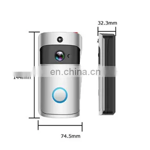 2021 Wireless Bell Wifi Video Camera Phone Ring Smart Door Bell Monitoring Video Wireless Doorbell thumbnail-4