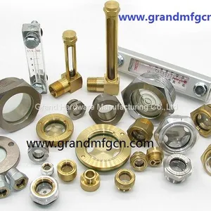 Male NPT Pipe Thread 1/2 Inch Domed Shaped Oil Sight Glass for Cooling System With Natural Glass thumbnail-5
