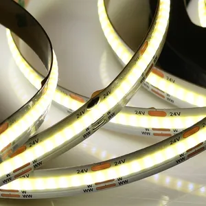 High Brightness 12V/24V Christmas Lights IP20 Flexible Cob Led Strip Light thumbnail-3