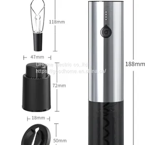 New Upgraded Wine Electric Bottle Opener Charging Single Button Electric Wine Bottle Opener Cross-border Sales（Wechat:13510231336） thumbnail-2