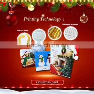 2014 New China Products for Sale Mordern Christmas Gift Paper Greeting USB Business Card thumbnail-3
