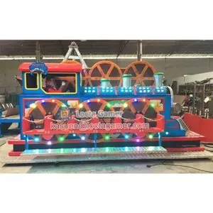 Guangdong Supply Zhongshan Tai Lok Entertainment Manufacturing Small and Medium-sized Indoor and Outdoor Play Equipment Steam Train 12 Magic Train Children's Swivel Chair thumbnail-2
