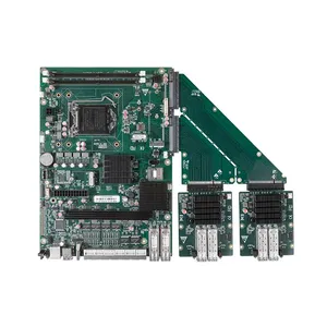 Network Security Management Motherbord Q270 Intel 8th/9th Gen LGA1151 CPU NSM Board With 6 RJ45 2SFP+, 2*PCIe x8 Expansion thumbnail-1