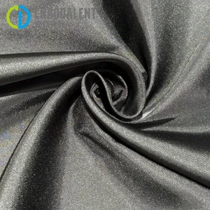 Eco-friendly GRS 90GSM Woven Twill 250T 100%RPET Recycled Polyester Fabric for Coat & Suit LiningBag Lining thumbnail-1