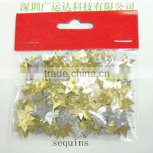 5mm Dia Party Decoration Multicolored Star Shaped PVC Confetti/ PET Sequins thumbnail-3