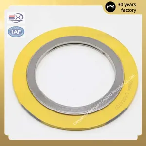 High Pressure Flange Pipe Sealing Gasket SS304/SS317 Metal Inner and Outer Ring Spiral Wound Gasket thumbnail-2