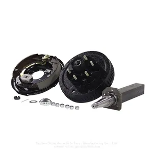 Trailer RV Specific Brake Drum Hub And Spindle Assembly | Electric Brake, Hydraulic Brake, Hand Brake | Shiao Trailer Chassis Manufacturing Factory thumbnail-4