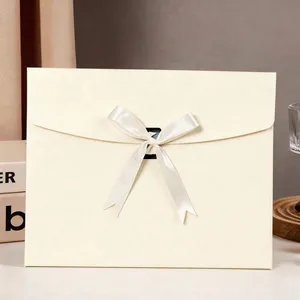 New Design Envelope Luxury Paper Box With Ribbon thumbnail-4