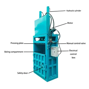 High-efficiency and Labor-saving Vertical Hydraulic Waste Paper Baler for Factory Use thumbnail-4
