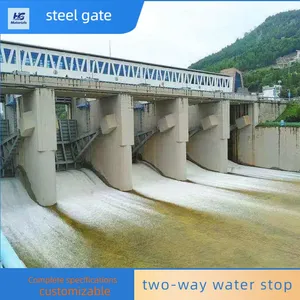 Custom Size 304 Stainless Steel Wall Mounted Sluice Gate Flood Prevention For Urban Stormwater System thumbnail-1
