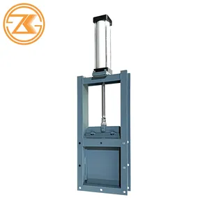 Pneumatic Sealed Slide Gate With Limit Switch For Silo Dry Powder Conveying Line Emergency Isolation Unit thumbnail-5