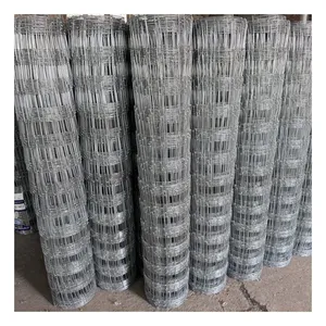 High Tensile Livestock Deer Goat Fence Hot Dipped Galvanized Farm Cattle Fence Woven Fixed Knot Grassland Fence for Sheep thumbnail-4