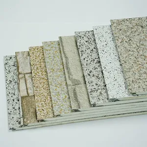 Prefab Construction PU Core Metal Exterior Panel With Moisture Protection thumbnail-1