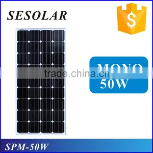 LED Panel Motion Sensor Street Light Flexible Solar Panel 50W thumbnail-1