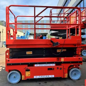10m 12m Scissor Lift Table Aerial Work Self Propelled Scissor Lift Platform 6m Hydraulic Scissor Lift thumbnail-3