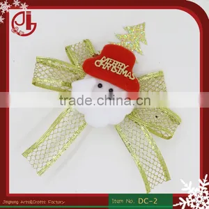 2016 2 Pcs High Quality Felt Santa Claus Christmas Tree Decoration For New Year Ornament thumbnail-1