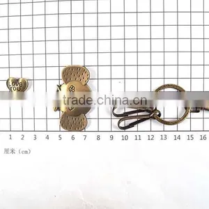 Keychain Manufacturers in China Promotional Oem Laser Logo Elephant Keychain thumbnail-5