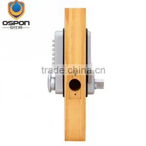 OSPON Mechanical Keyless Entry Glass Door Lock Stain Chrome OS25A thumbnail-3