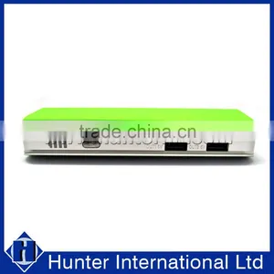 Own Logo LED Light Dual USB 10400 Mah Power Bank thumbnail-3