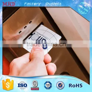 MDH84 Customized Glossy HF 13.56mhz Ultralight EV1 Plastic Hotel Key Card thumbnail-1