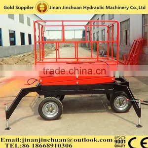 500kg Used 4 Post Car Lift For Sale Mobile Hydraulic Car Lift thumbnail-3