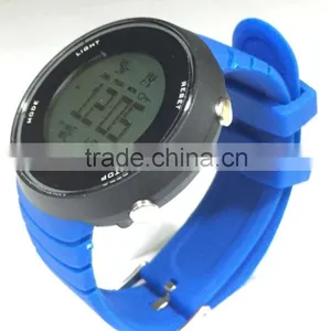 2015 New Style Heart Rate Pedometer Monitor Watch Excellent Quality Digital Sports Watch With Solf Band thumbnail-3