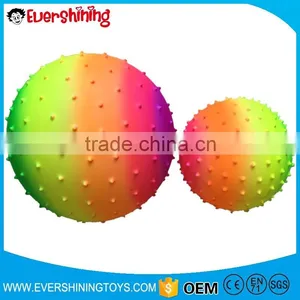 Phthalate Free Rainbow Inflatable Beach Ball /massage Ball Quality Choice thumbnail-1