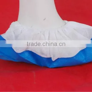 Xiantao Supplier Disposable Overshoes Blue Shoecover CPE Coated PP thumbnail-1