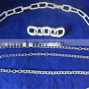 Self-color Ordinary Mild Steel Long Link Chain thumbnail-5