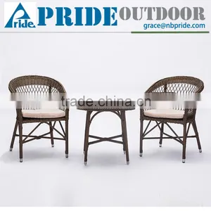 Rattan Wicker Balcony Hotel Luxury Bedroom Patio Office Outdoor Garden Living Room Furniture Set thumbnail-1